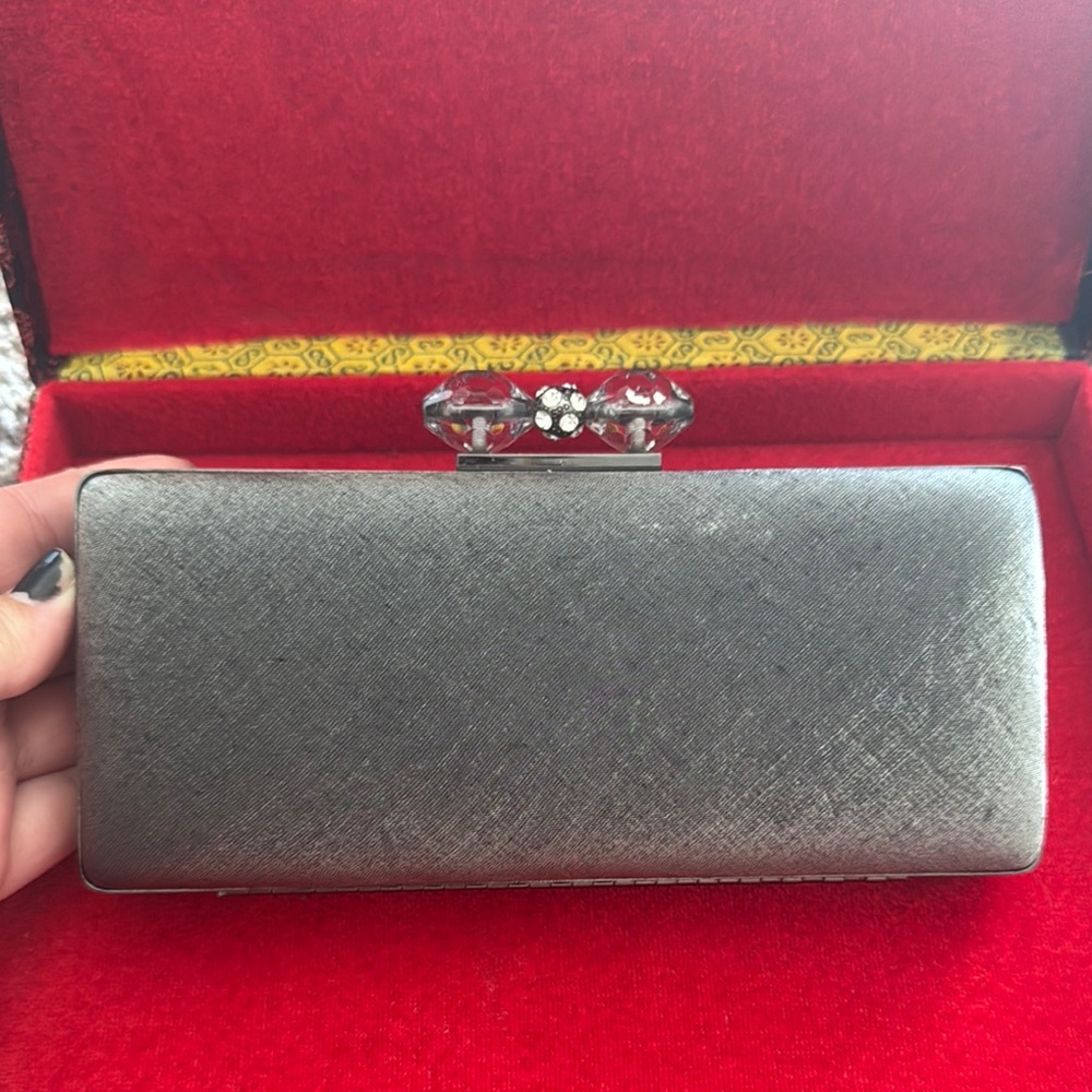 Elegant Silver Clutch